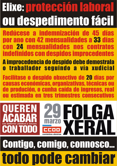 Cartel folga 29m